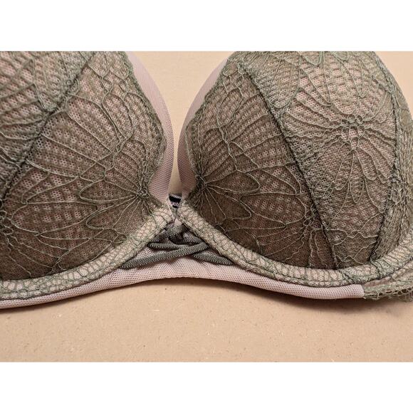 Victoria's Secret Very Sexy Multi-Way Bra Gray Padded Underwire Removable Straps - Picture 2 of 6